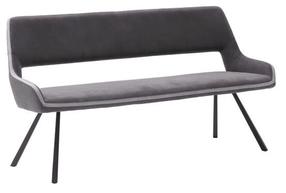 Minkštasuolis MC Akcent Bayonne, tamsiai pilka, 175 cm x 63 cm x 90 cm