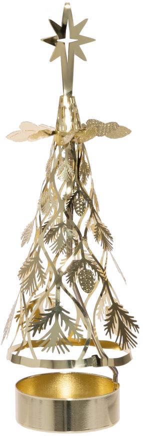 Žvakidė Winteria 641602, geležis, 19.5 cm, aukso