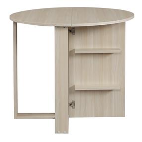 Valgomojo stalas Kalune Design Middle, ąžuolo/smėlio, 90 cm x 45 cm x 77 cm