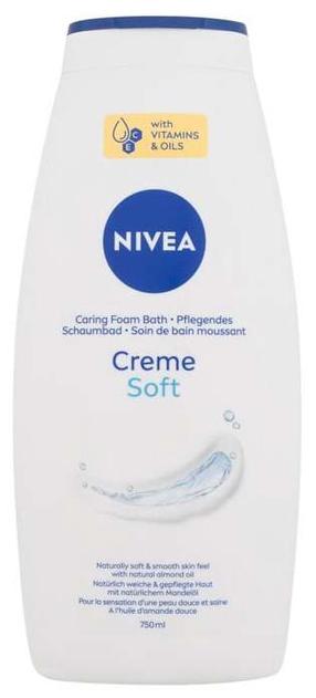 Vonios putos Nivea Creme Soft, 750 ml