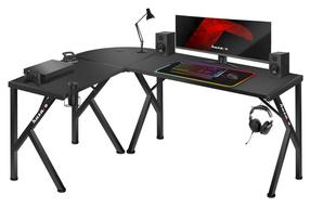 Kampinis žaidimų stalas Huzaro Hero 6.3, juoda