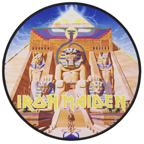 Pelės kilimėlis Subsonic Iron Maiden Powerslave, 30 cm x 30 cm x 0.3 cm, mėlyna/smėlio