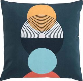 Dekoratyvinė pagalvėlė Douceur d`Interieur Cuzco, mėlyna/geltona/oranžinė, 45 cm x 45 cm