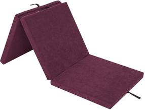 Lauko baldų čiužinys Hobbygarden Ben L BENBOR1, bordo, 180 x 65 cm