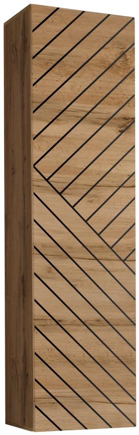 Pakabinama spintelė ASM Switch SW 2, ruda, 30 cm x 30 cm x 120 cm