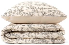 Patalynės užvalkalų komplektas Homla Possa Japandi Spirit 825755, kreminė, 160 x 200 cm