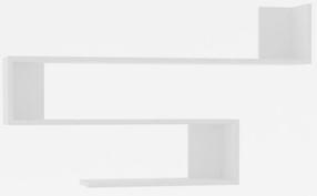 Sieninė lentyna Kalune Design Penne 495SSE1191, balta, 20 cm x 120 cm x 71 cm
