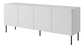Komoda Cama Meble Hole, balta, 190 cm x 40.5 cm x 74.5 cm