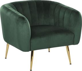 Krėslas Beliani Laconia, žalia, 62 cm x 66 cm x 72 cm