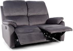 Atlošiamas krėslas Spencer 2 Bluvel 14, pilkas, 54 cm x 136 cm x 101 cm