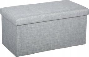 Prieškambario suoliukas Atmosphera, blyški pilka, 78 cm x 38 cm x 38 cm