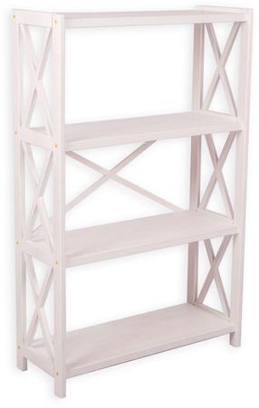 Pastatoma lentyna Felix 4, balta, 80 cm x 31 cm x 127 cm