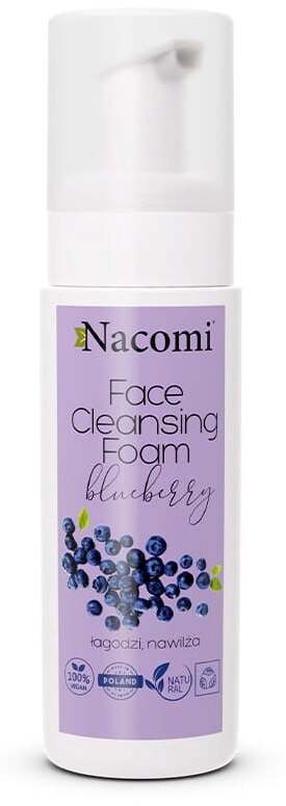 Valomosios veido putos Nacomi Blueberry, 150 ml