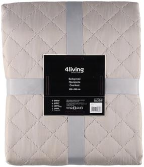Lovatiesė 4Living Elle, smėlio, 150 cm x 260 cm