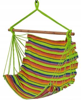 Sėdimas hamakas Royokamp, geltona/žalia/oranžinė