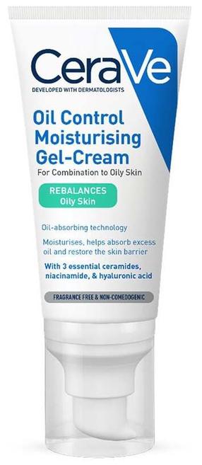 Veido kremas, gelis-kremas Cerave Oil Control Moisturizing, 52 ml
