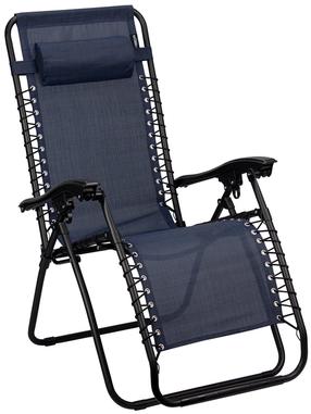 Sulankstoma kėdė Abbey Bellagio, tamsiai mėlyna, 112 cm x 90 cm x 65 cm