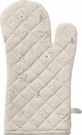 Virtuvės pirštinė Boltze Bakery, 33 cm x 20 cm, smėlio