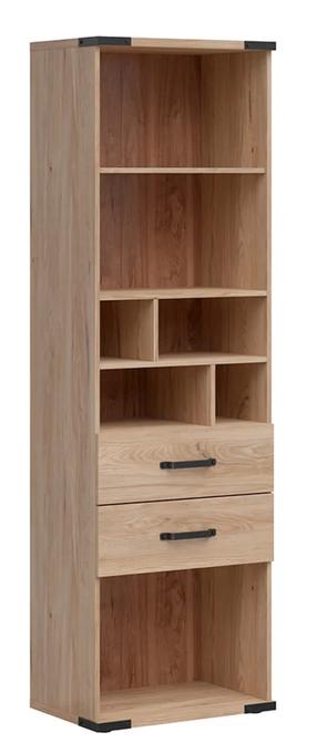 Pastatoma lentyna Lara S463-REG2S-JBE, ruda, 40 cm x 60 cm x 197.5 cm