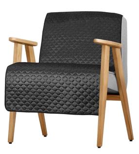 Fotelio užtiesalas Dimon 459537, juoda, 70 cm x 160 cm