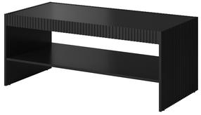 Kavos staliukas Cama Meble Pafos, juodas, 120 cm x 56.5 cm x 50 cm