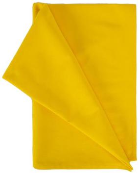 Staltiesė stačiakampė Home4you Loneta, geltona, 220 x 136 cm