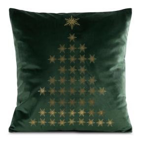 Kalėdinis dekoratyvinės pagalvėlės užvalkalas PSWA-235, žalia, 45 cm x 45 cm