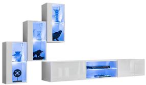 Sekcija ASM Switch XXII, balta, 210 cm x 120 cm x 40 cm