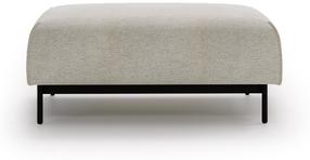 Pufas Polak Meble Bueno, smėlio, 100 cm x 87 cm x 42 cm