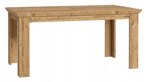 Valgomojo stalas išskleidžiamas Forte Nepal, rudas, 160 - 205 cm x 90 cm x 75 cm