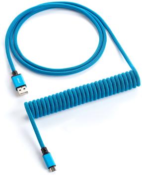 Klaviatūros laidas Cablemod Classic Coiled Keyboard Cable Micro USB / USB Typ-A, žydra