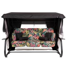Lauko sūpynės Patio Venezia Lux Black Edition, įvairių spalvų, 221 cm x 143 cm x 173 cm