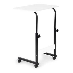 Nešiojamo kompiuterio staliukas reguliuojamo aukščio ModernHome PJJCT0135-60B, baltas/juodas