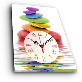 Laikrodis - paveikslas Wallity Canvas 3040CS-95, įvairių spalvų, 28 cm x 38 cm