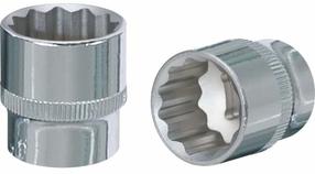 Dvylikakampė galvutė KS Tools ChromePlus, 38 mm, 1/2", Ø13 mm