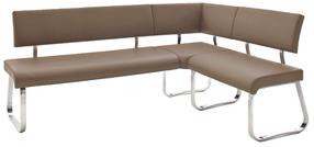 Minkštasuolis MC Akcent Arco 2, sidabro/tamsiai smėlinė