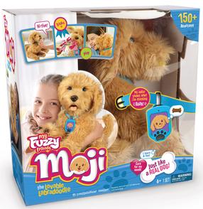 Žaislinis gyvūnas SkyRocket My Fuzzy Friends Moji The Lovable Labradoodle, anglų, ruda