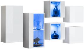 Svetainės baldų komplektas ASM Switch IV, vidaus, baltas