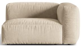 Modulinė sofa Micadoni Martina Vogue 1, šviesiai smėlinė, dešininė, 121 x 106 cm x 75 cm
