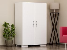 Batų dėžė Kalune Design Mada4 Ayak, balta, 35 cm x 60 cm x 94 cm