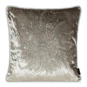 Dekoratyvinės pagalvėlės užvalkalas Royal 7, tamsaus smėlio spalva, 45 cm x 45 cm