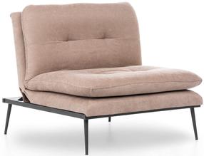 Atlošiamas krėslas Hanah Home Martin Solo GR121, šviesiai ruda, 90 cm x 90 cm x 95 cm