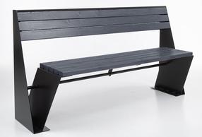 Lauko suoliukas DM Grill Linea SL024, tamsiai pilka, 169 cm x 56 cm x 90 cm