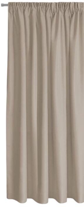 Užtemdanti užuolaida Atlantic ZAT-08, tamsaus smėlio spalva, 140 cm x 250 cm