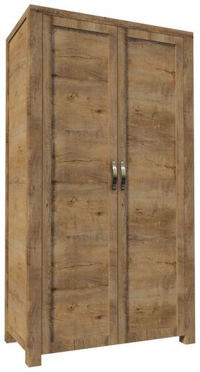 Spinta Gala Meble Nevada 2SD, ąžuolo, 100 cm x 55 cm x 186 cm