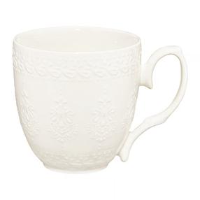 Puodelis Ambition Galactic White Paisley, balta, 0.35 l