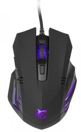 Žaidimų pelė White Shark Hannibal-2, usb 2.0, juoda