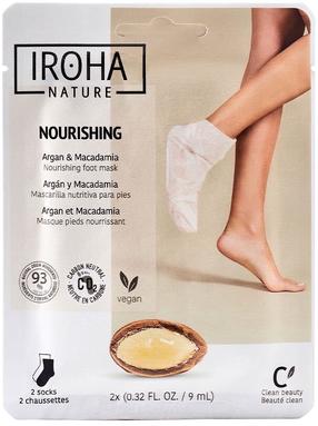 Pėdų kaukė Iroha Nature Argan & Macadamia, 9 ml, 2 vnt.