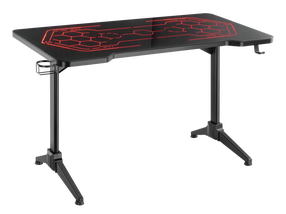 Žaidimų stalas Up Up Cyber Arena, juoda