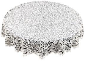 Staltiesė apvali GB01-1, balta, 60 x 60 cm